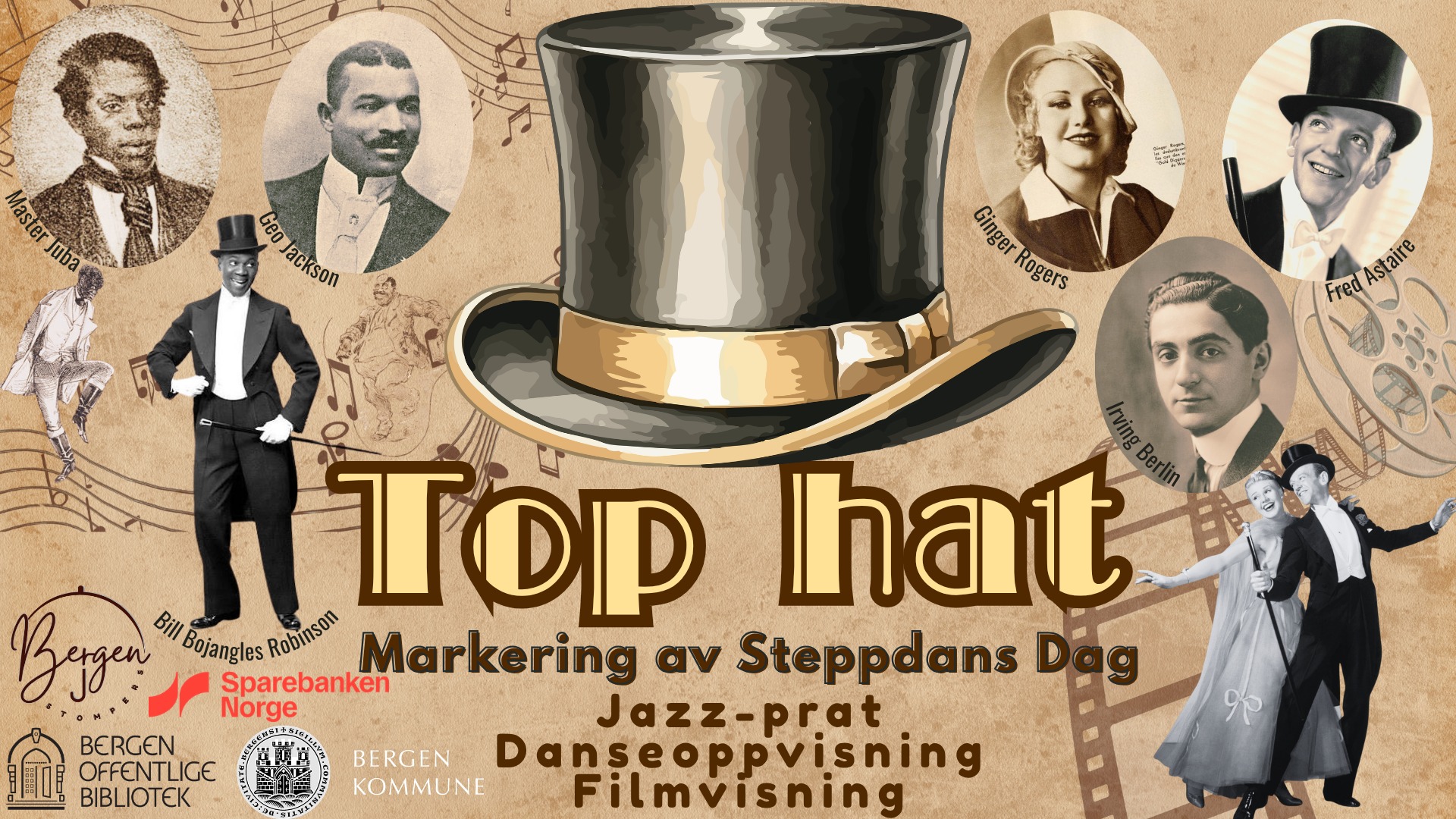 TOP HAT - markering av steppdansens dag